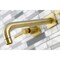Kingston Brass KS6027DL Wall Mount Tub Faucet, Brushed Brass KS6027DL - alternate 4